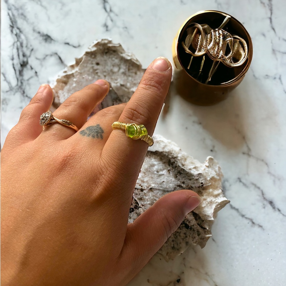 ✨SEA GLASS RING| CUSTOM MADE✨ - Picture 5 of 6
